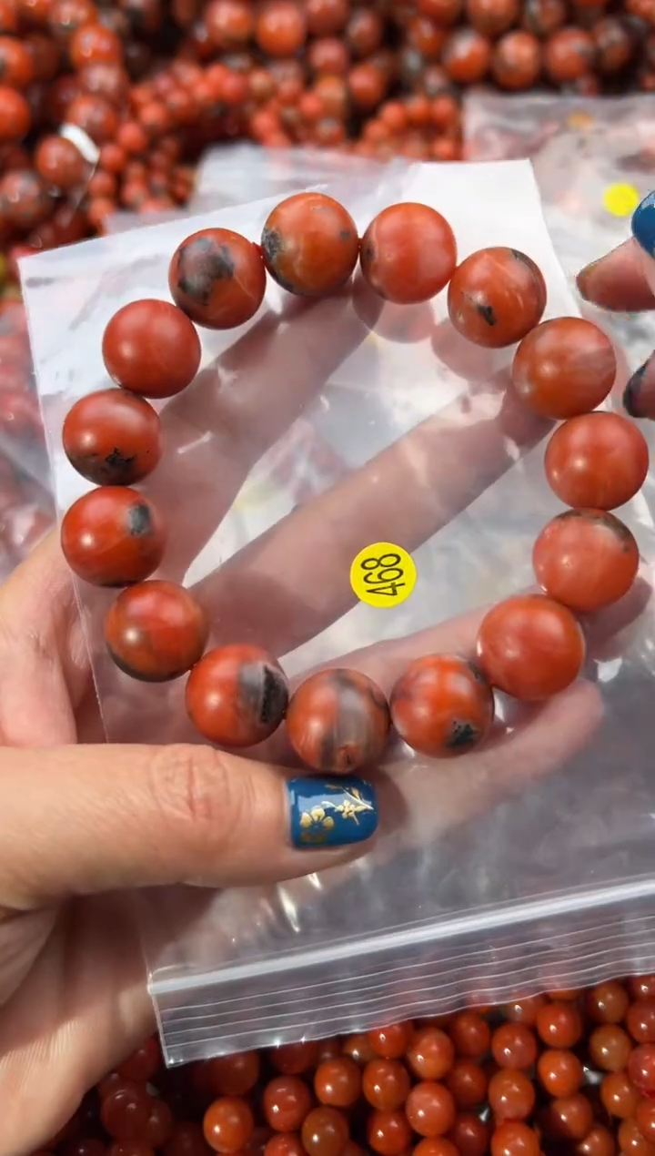 未镶嵌手串南红玛瑙14+