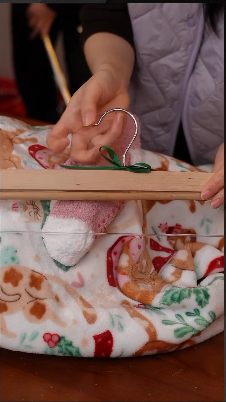 陶42-圣诞主题限定款毛绒毯127*178cm-棕色-CF6159