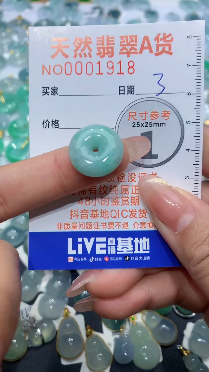 【闪购商品】翡翠颈饰未镶嵌天然缅甸A货翡翠3