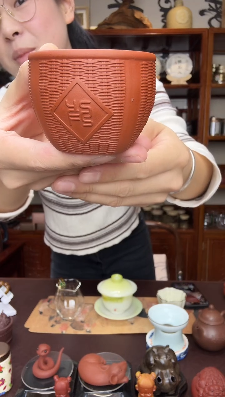 丰收紫砂杯喝茶用