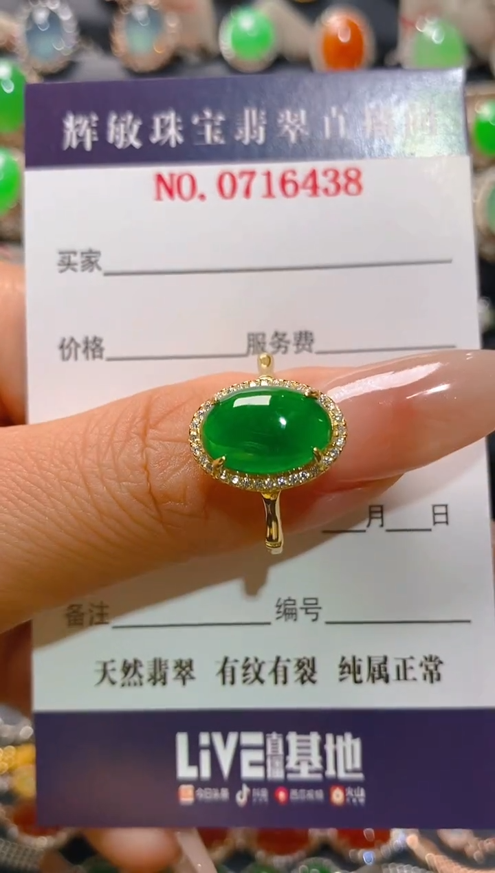【闪购商品】翡翠耳饰银S925镶嵌天然A货翡翠1