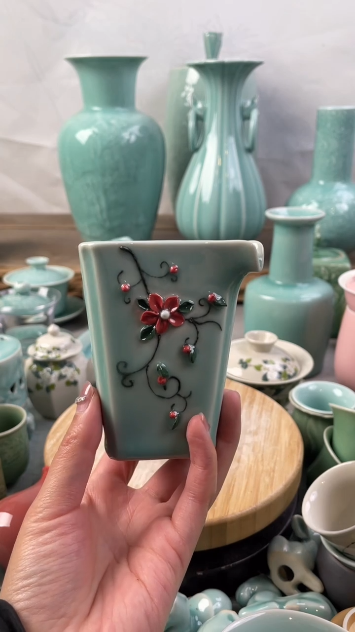 【闪购商品】手工捏花 福利款 慧仙青瓷 瓷器