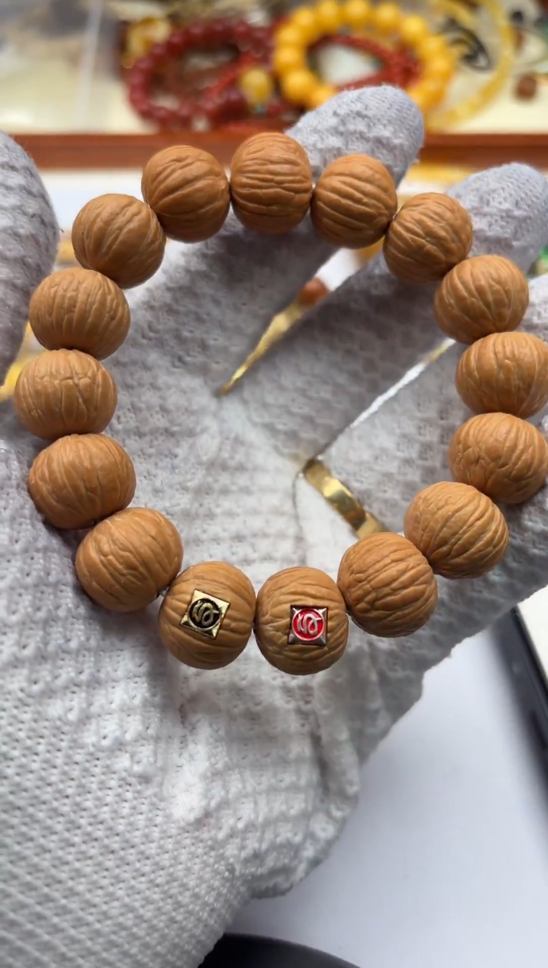 大叶紫檀（黑酸枝木类）L**王手串