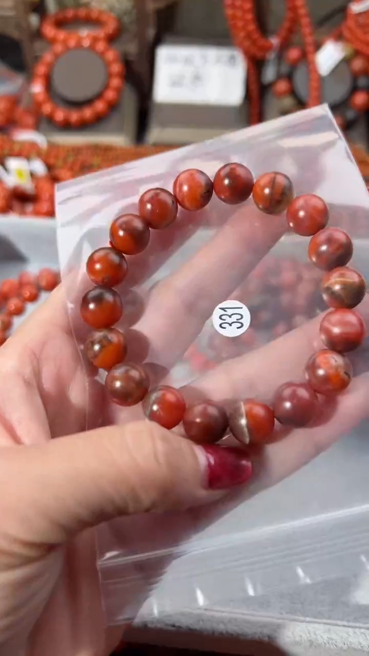 【闪购商品】南红玛瑙手串未镶嵌11