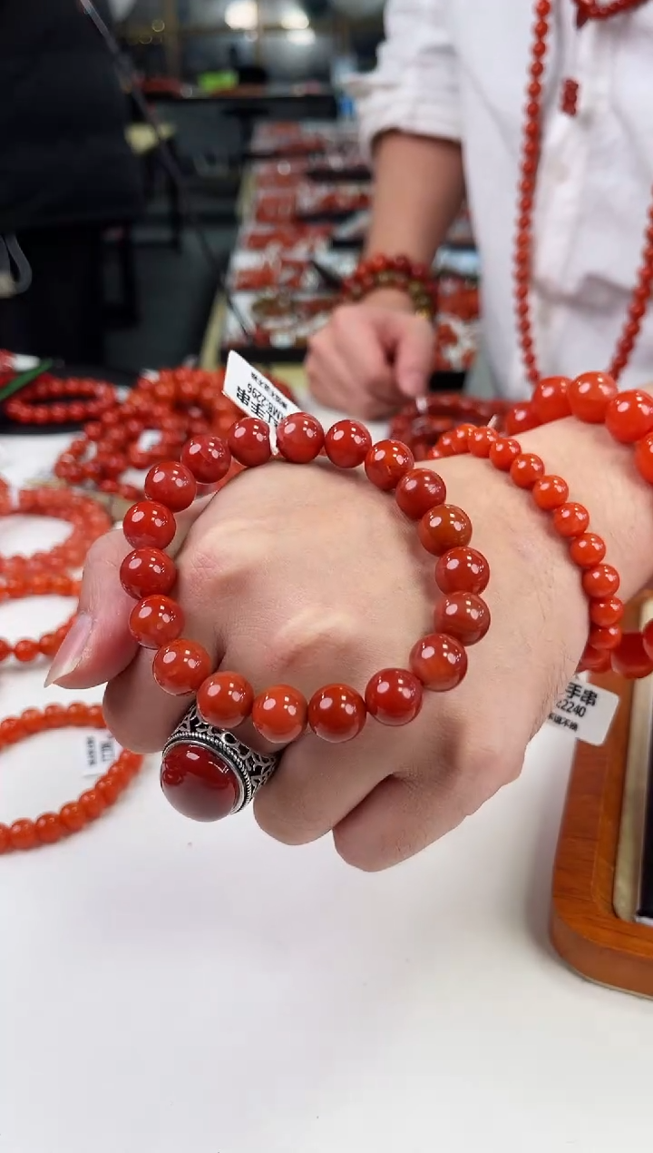 【闪购商品】南红玛瑙瓦西手串11+未镶嵌一个/条