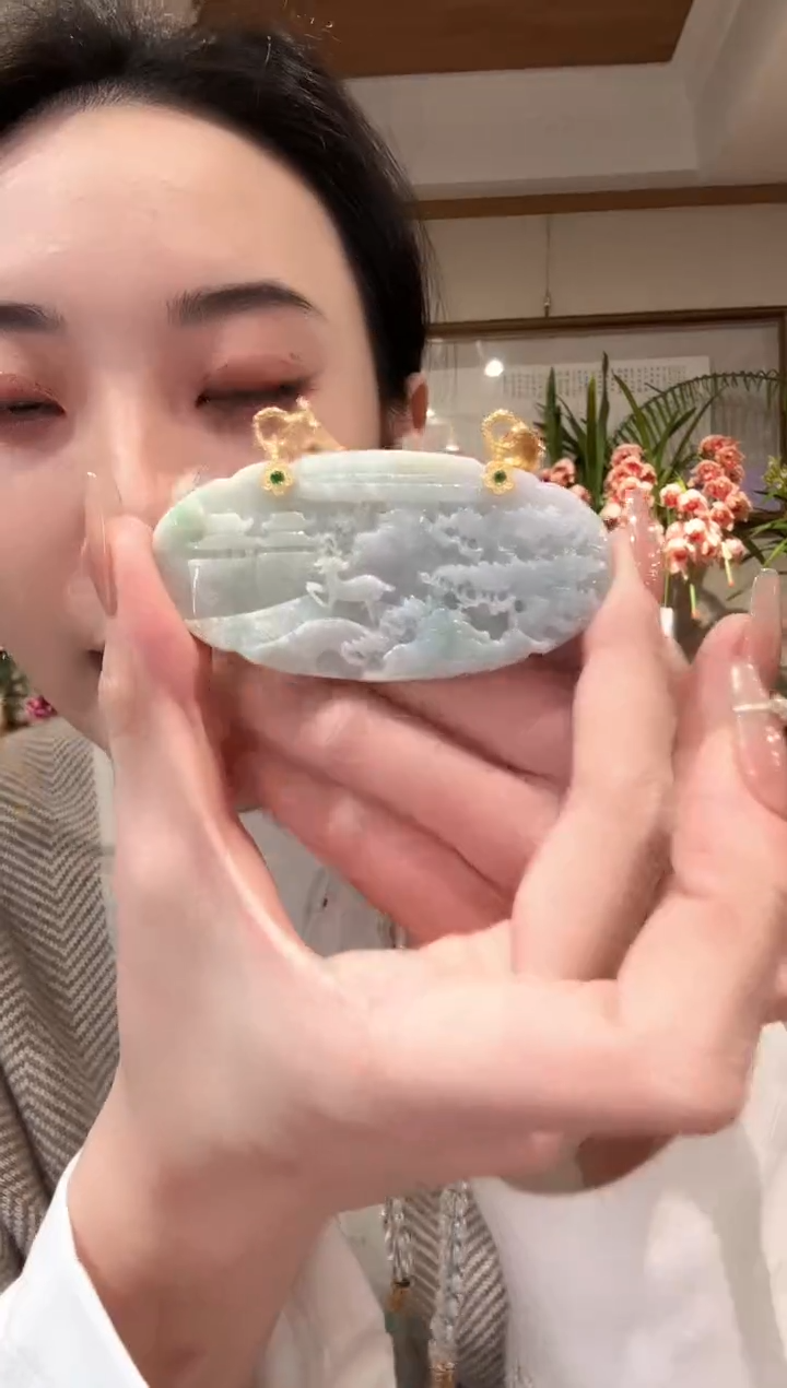 【闪购商品】翡翠颈饰未镶嵌国风