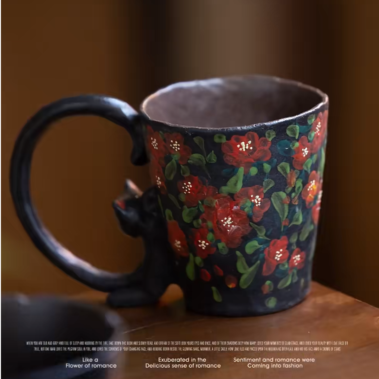 0990景德镇高温釉下彩手工手绘设计师款式