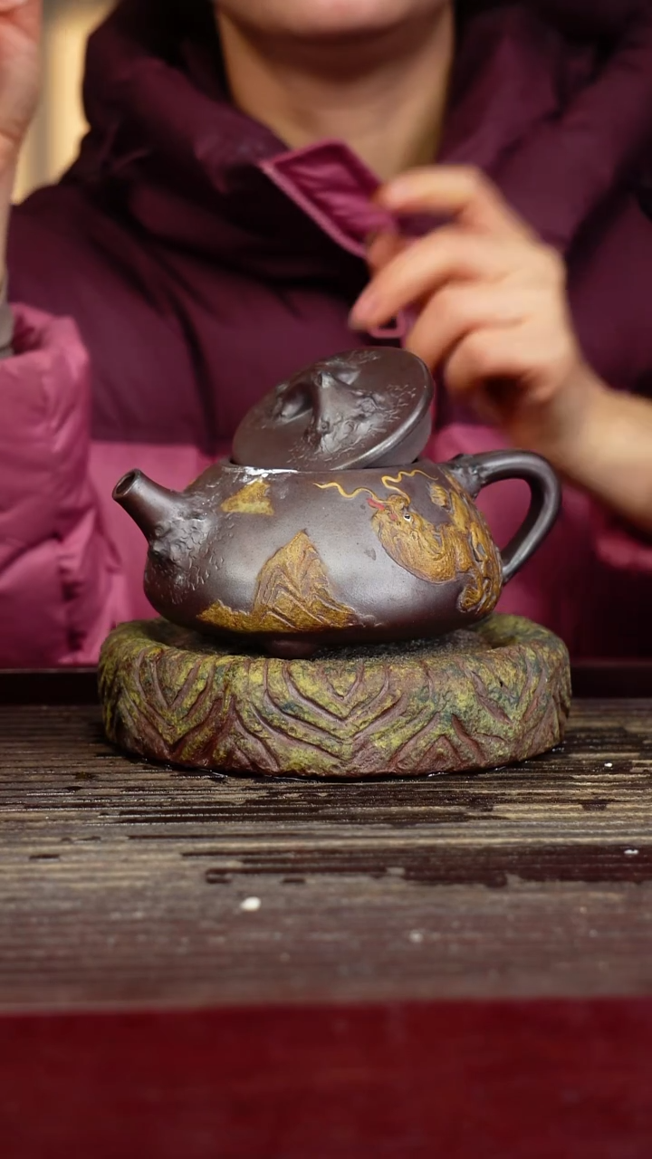 宜兴原矿紫砂壶茶壶宜兴原矿紫砂壶茶壶300C