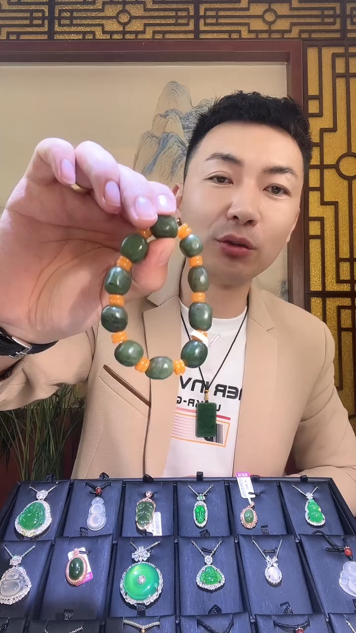 【闪购商品】和田玉手链未镶嵌和田玉手串