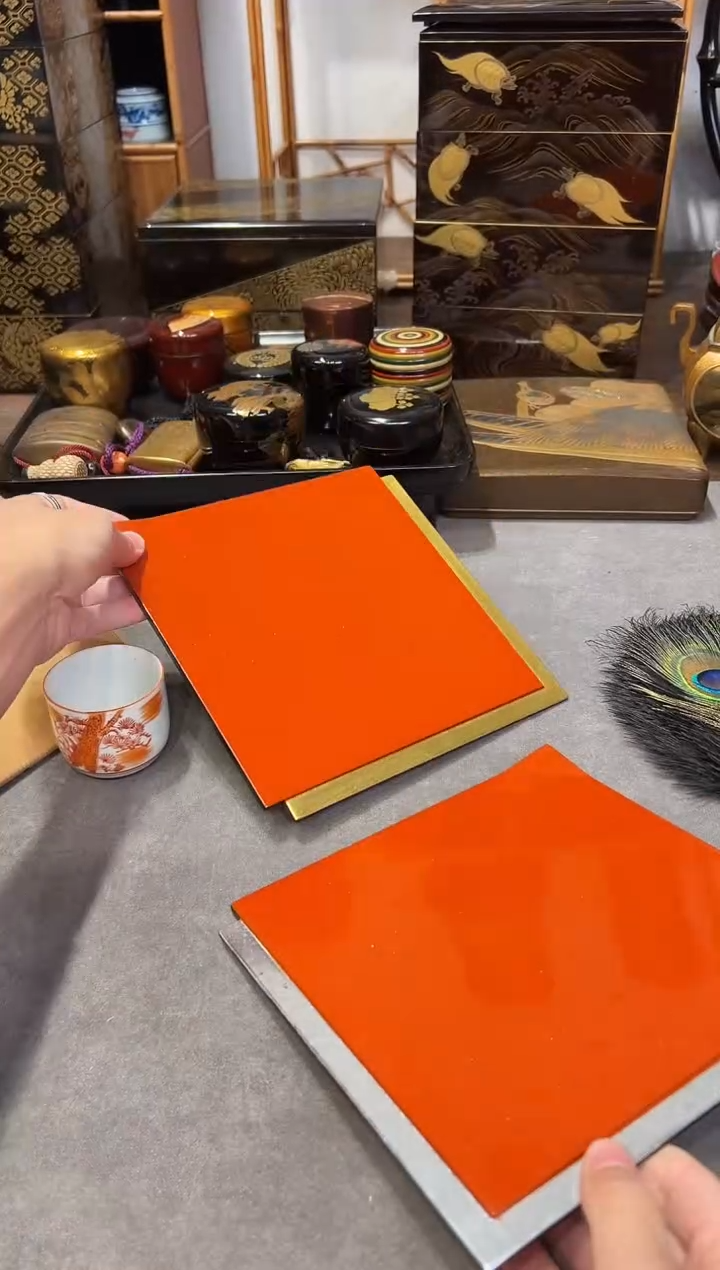 金银元 茶盘 两个