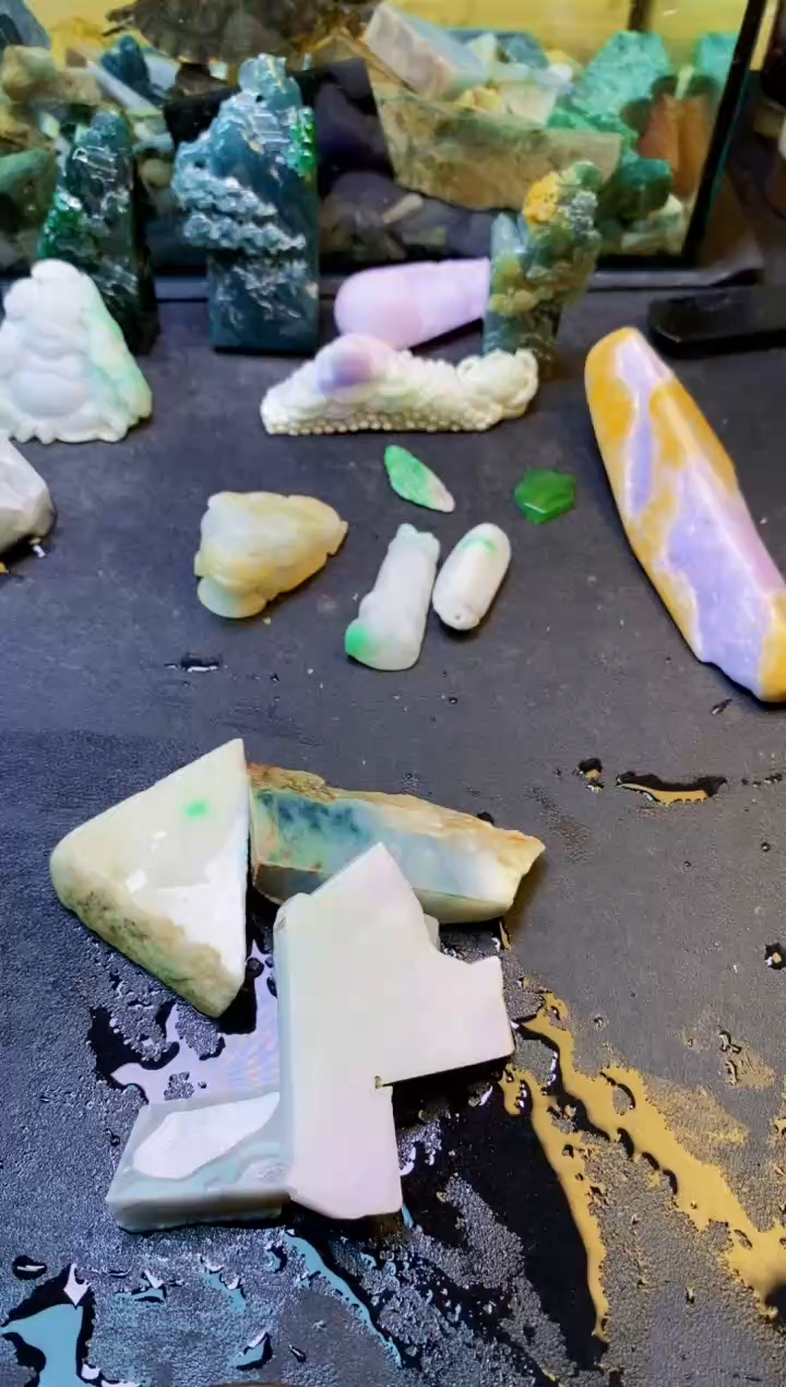 未镶嵌挂件翡翠天然翡翠004