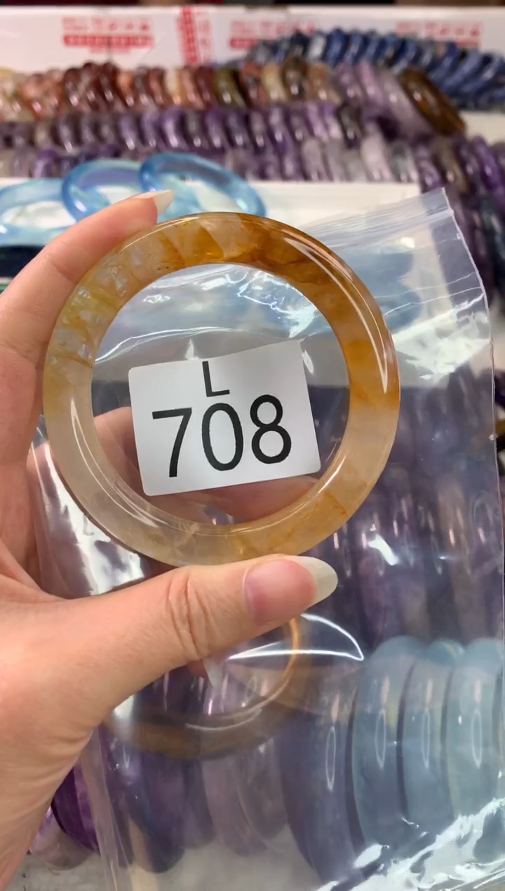 【闪购商品】水晶水晶手镯L未镶嵌708-55