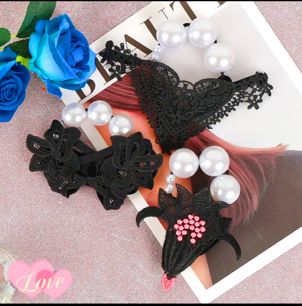 猪猪女孩*法式轻奢刺绣蝴蝶蕾丝内裤 纯欲小心机内裤女士内裤