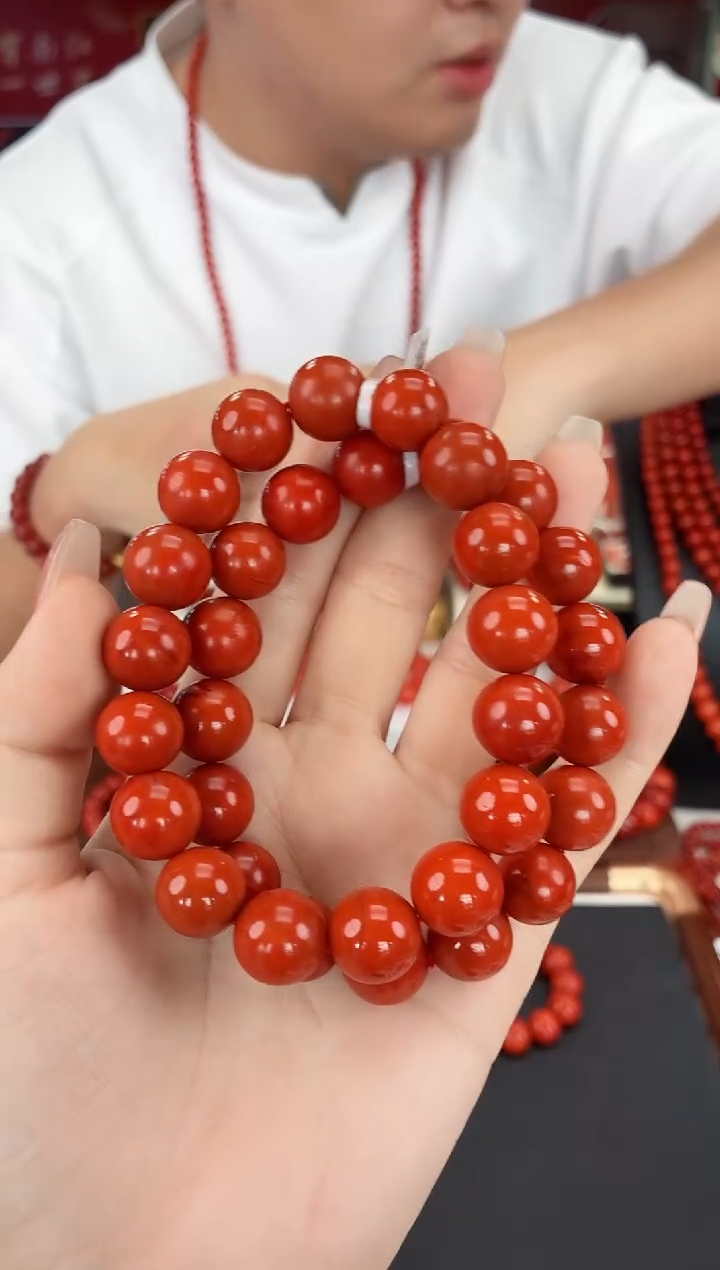南红玛瑙大水沟哑光手串12+未镶嵌（多样式发其一）