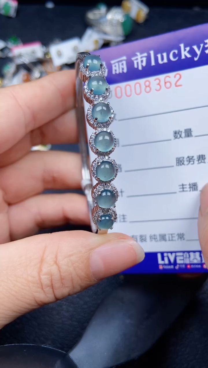 【闪购商品】翡翠颈饰银S925镶嵌8362