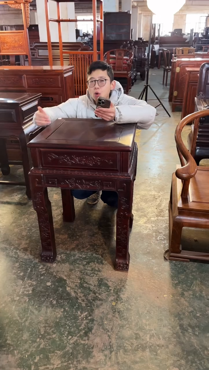 【闪购商品】黑酸枝木类成套家具J60