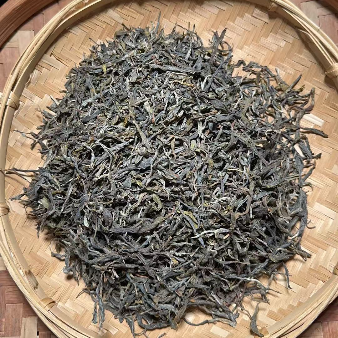 MK1393号2025年{春}景谷大石寺古树晒青毛茶散茶6-9日