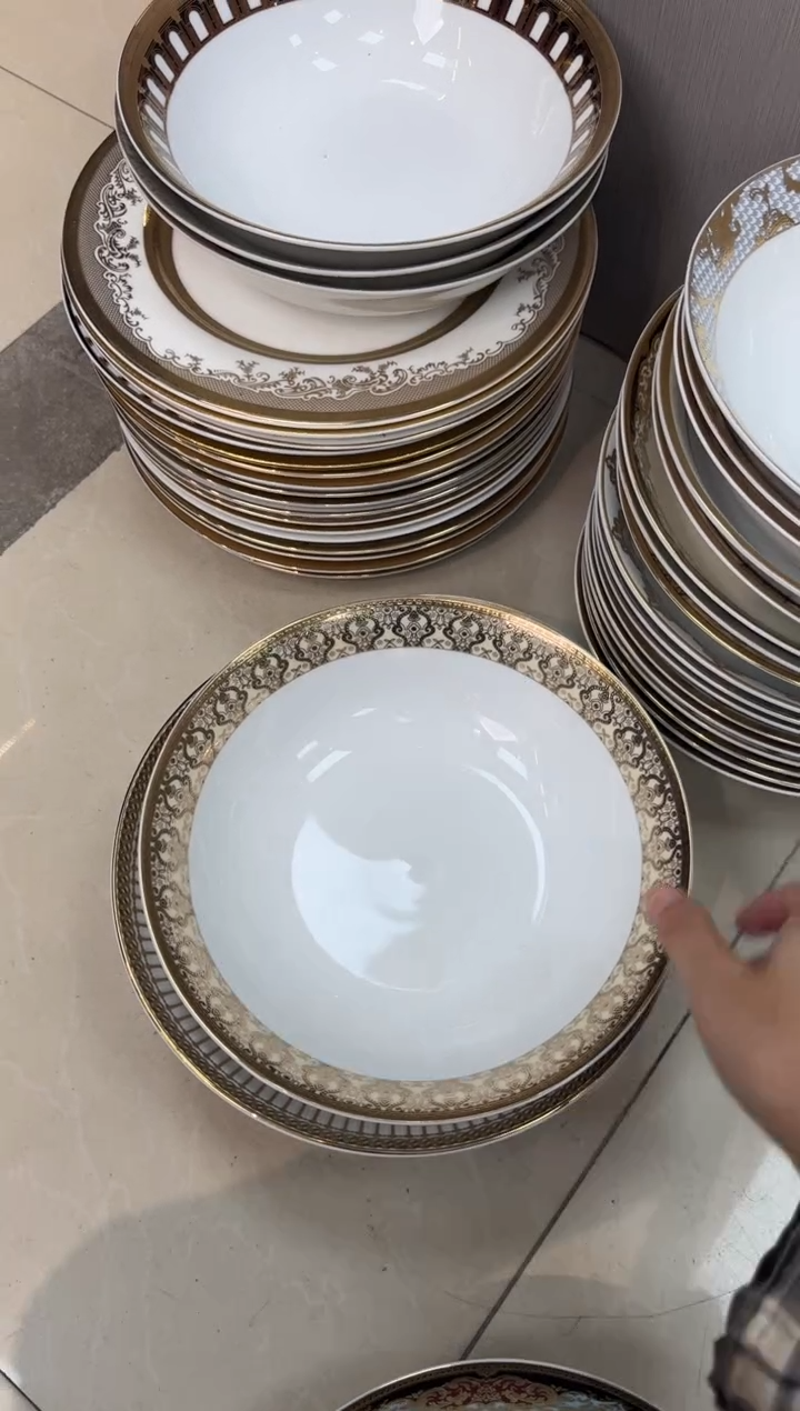 【闪购商品】瓷片9英寸汤碗福利款
