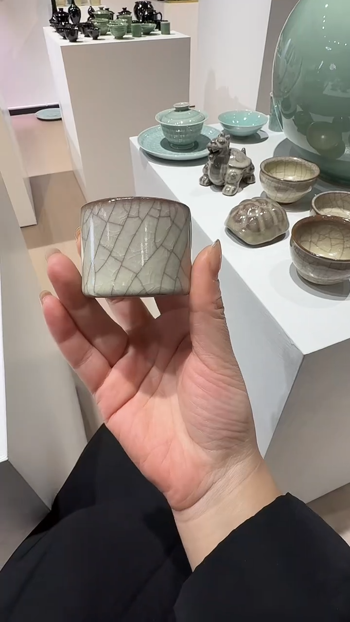 青瓷手工茶器包邮