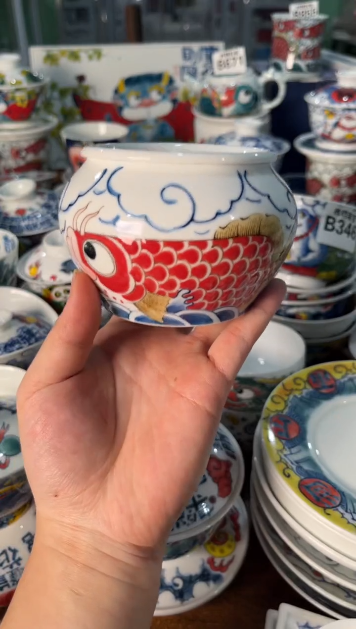 昨明手绘小水洗（微瑕价格）