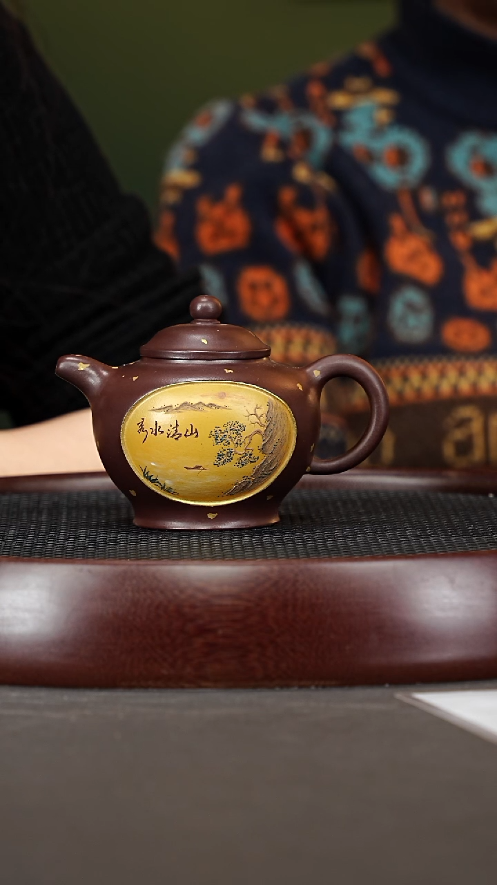 茶壶紫砂28QYJ老紫泥