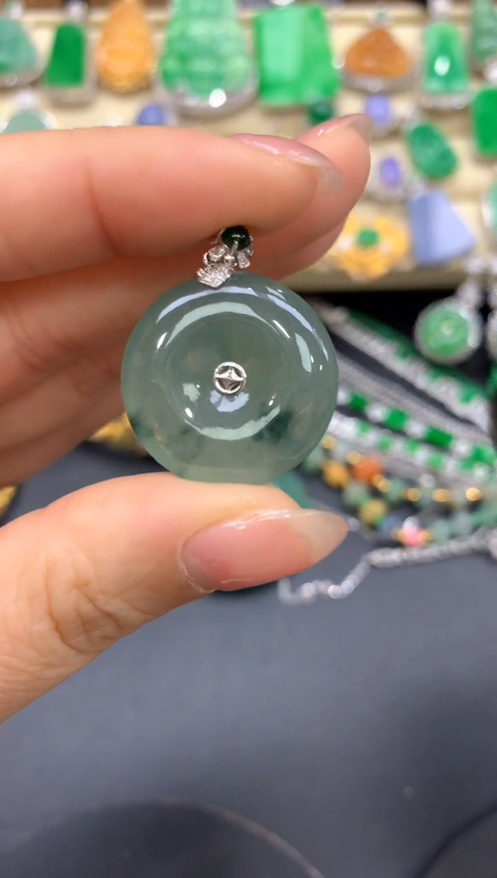 【闪购商品】翡翠颈饰18K金镶嵌259-中国好珍宝