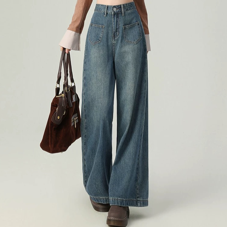 【默认有瑕，没有运费险】非主图大码牛仔裤休闲百搭显瘦