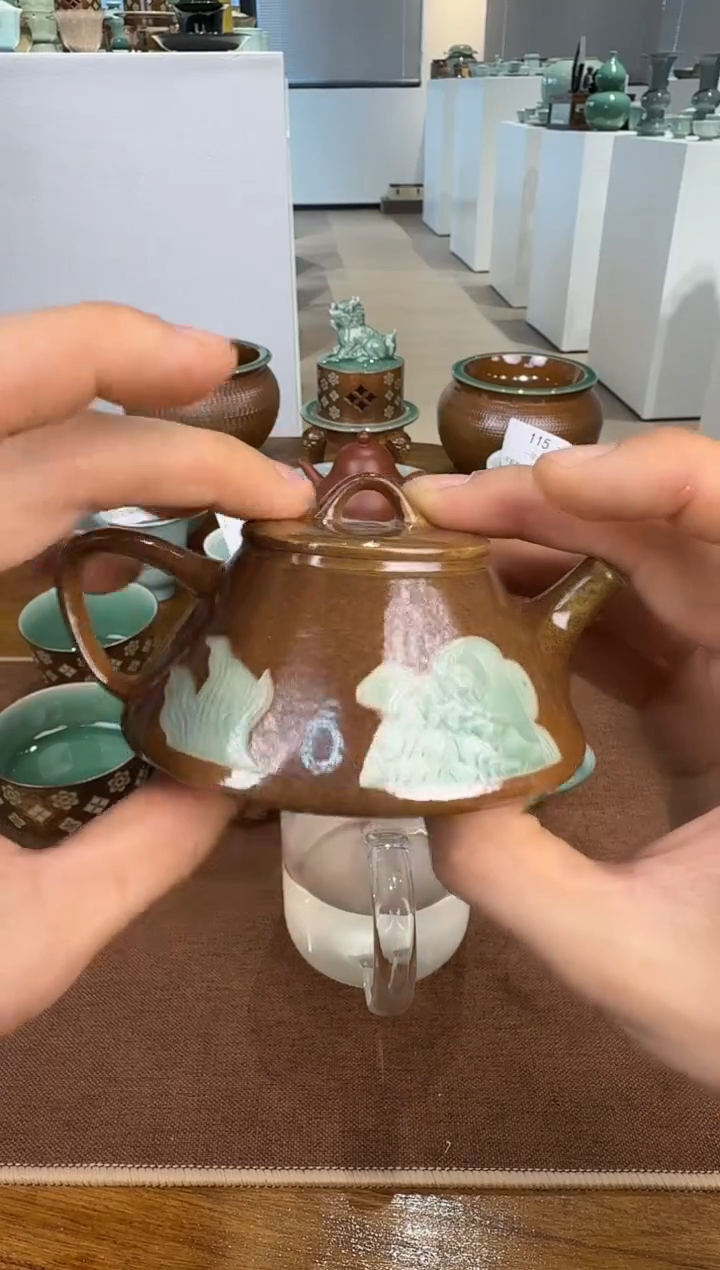 青瓷手工茶器包邮不带礼盒