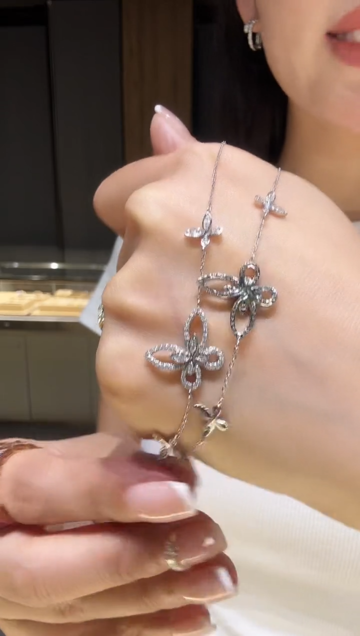 【闪购商品】钻石手链18K金镶嵌AF0674多样性发其一