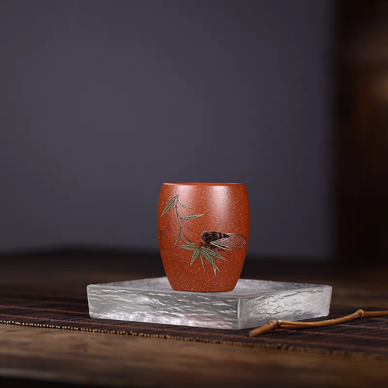 原矿龙血砂主人杯喝茶杯