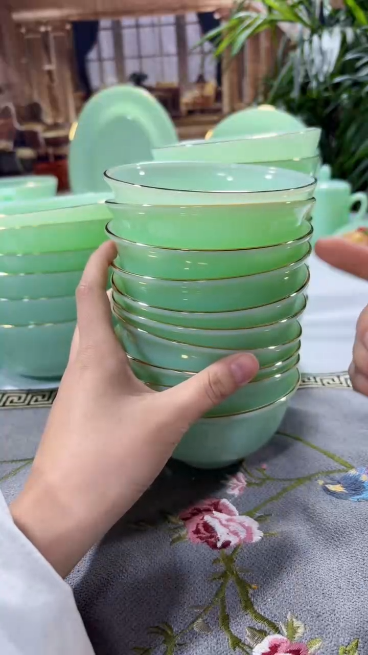 【闪购商品】...4.5英寸玉瓷碗10个口径11.5厘米 