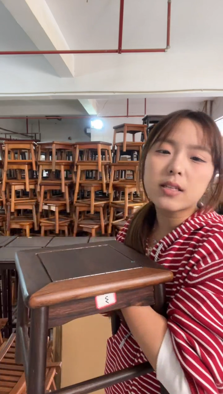 花梨木类木头款黑酸枝富贵凳3号