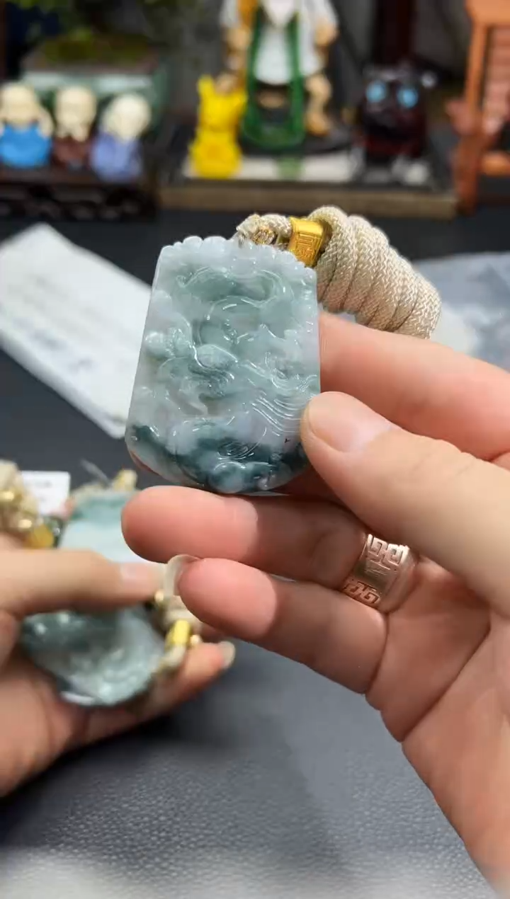 翡翠未镶嵌颈饰 B6151 多样性发其一