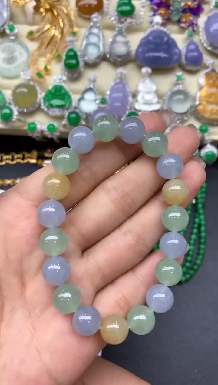 未镶嵌手链翡翠337-中国好珍宝