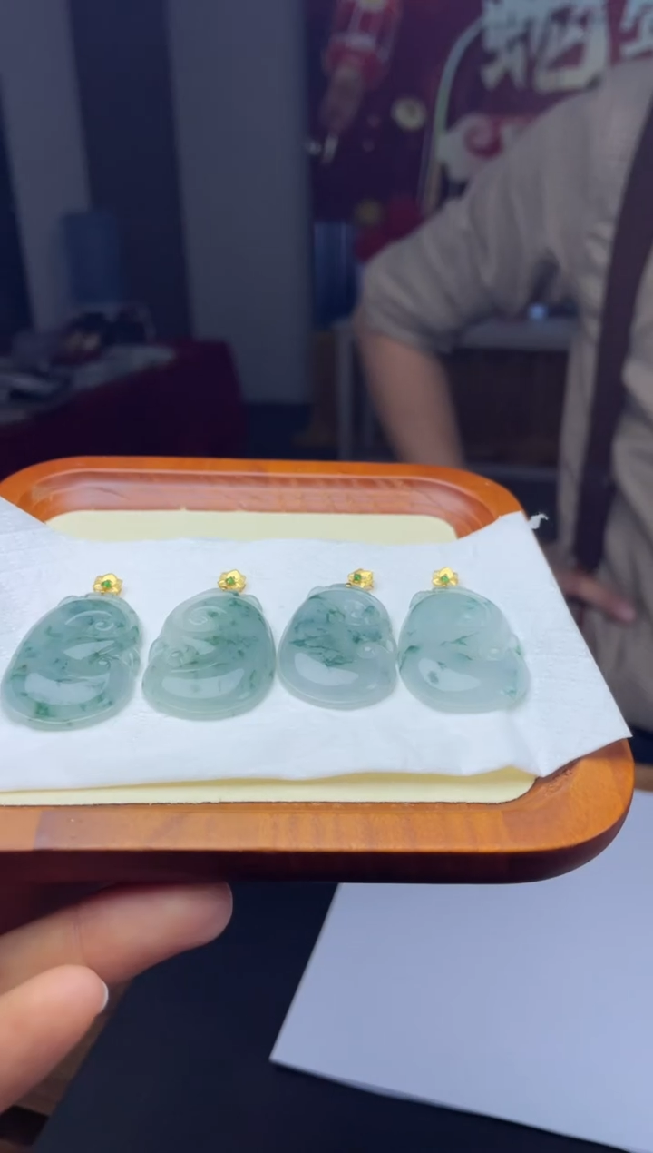 【石头说】严选-天然A货翡翠-如意-多样性发货发一件-PQGJ717-2