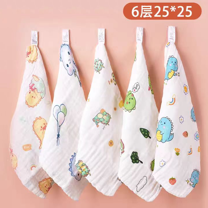 纯棉皱皱纱小方巾