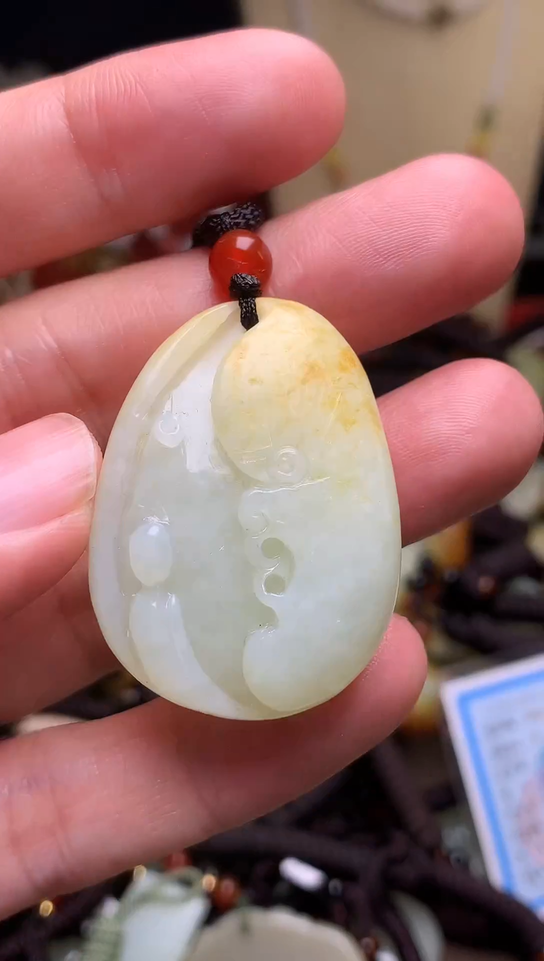 颈饰未镶嵌和田玉新疆料青海料清水和田玉吊坠