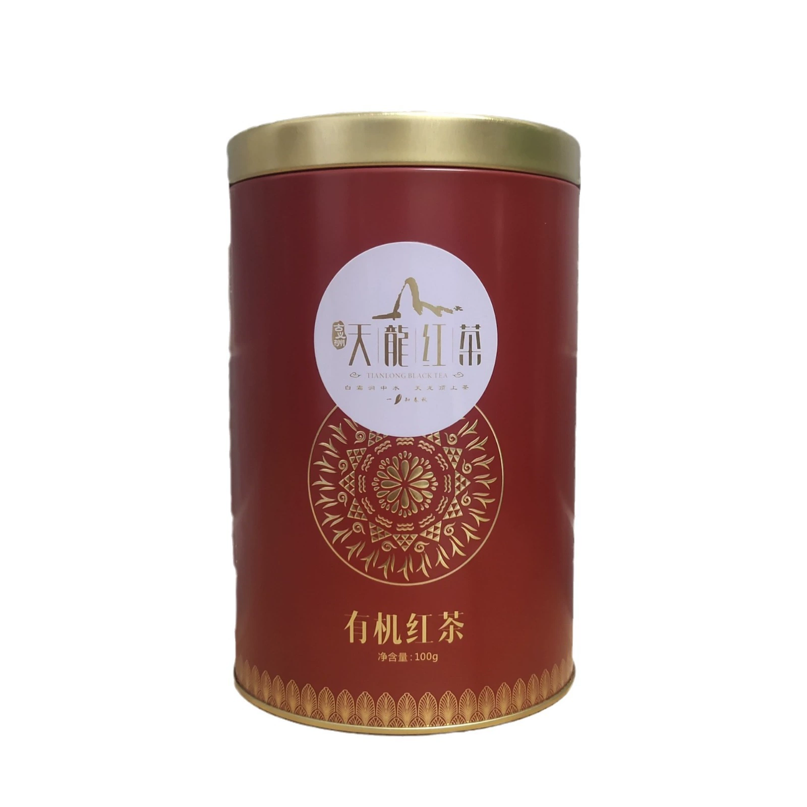 天龙红茶二级品（圆罐装）