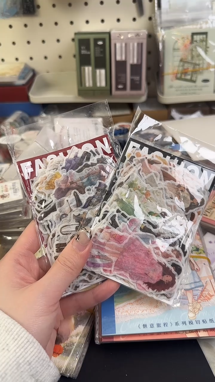 3-16 跨越时间的相遇贴纸 随机2款 一单不发