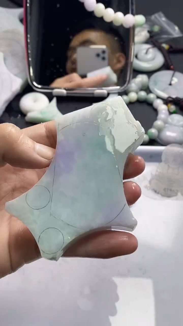 裸石翡翠缅甸A货【海】A40