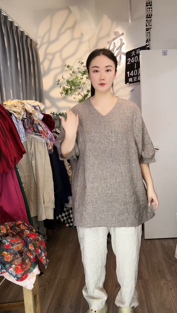 亚麻大码女装系列。