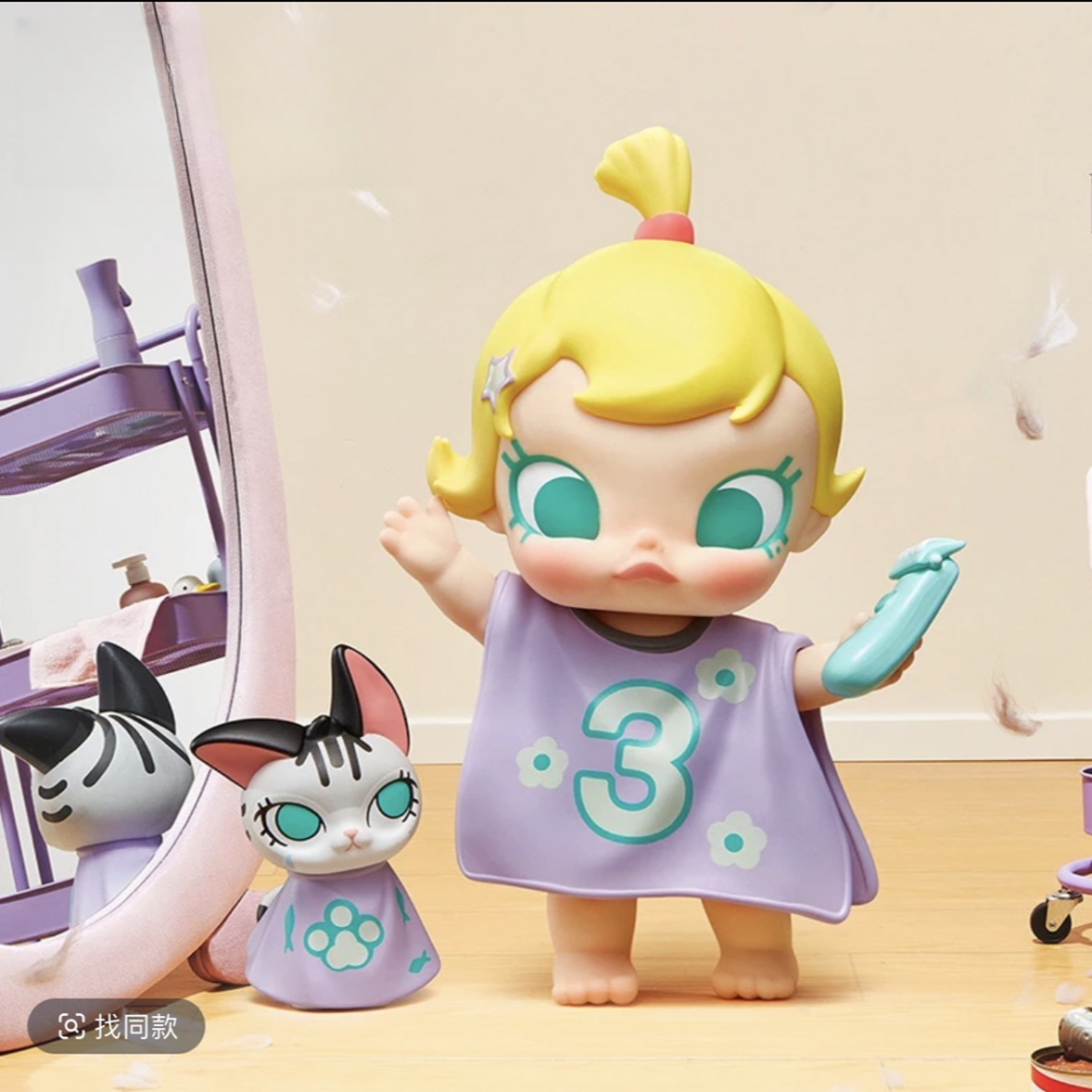 【拆盒拆袋】Baby Molly喵趣横生系列手办盲盒玩具茉莉礼物