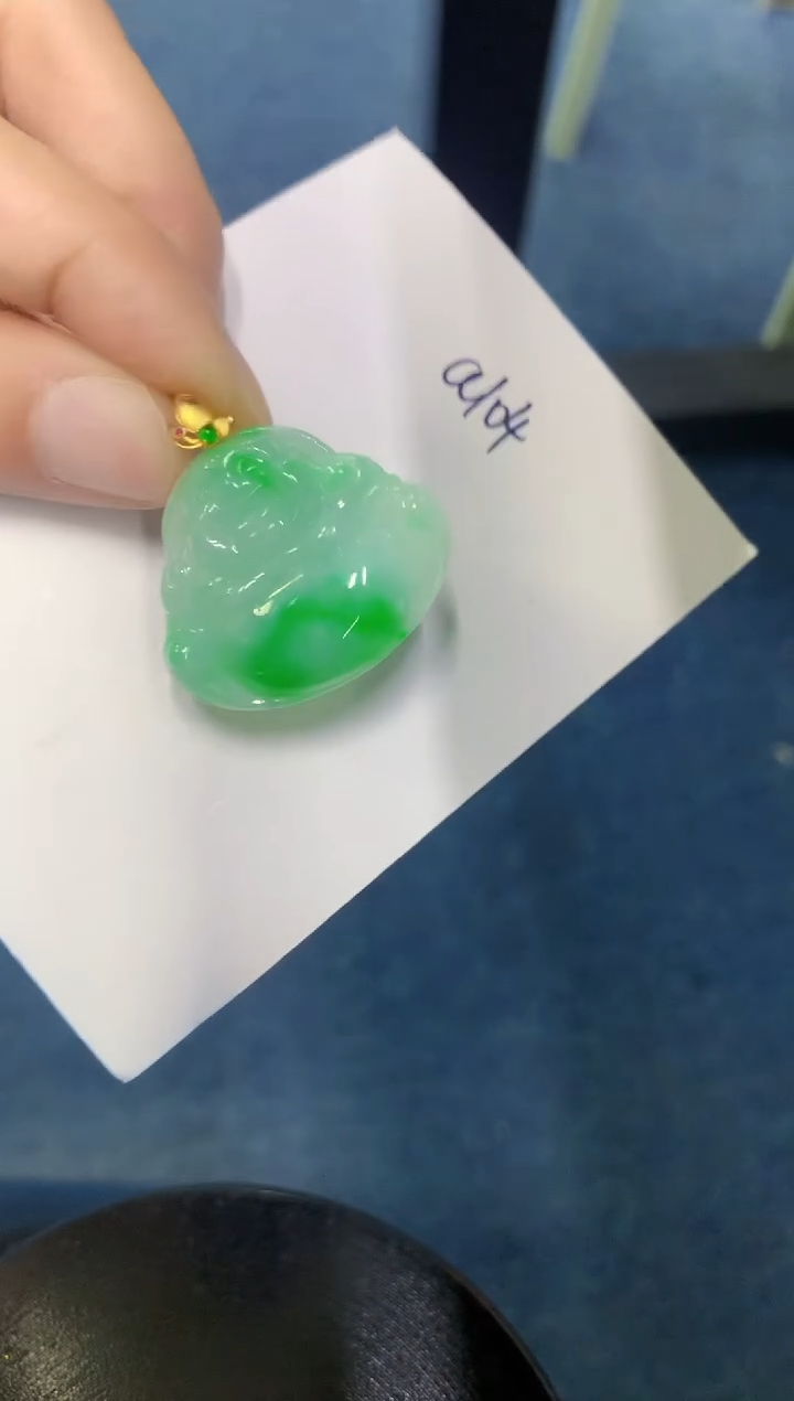 【闪购商品】翡翠颈饰18K金镶嵌000000000