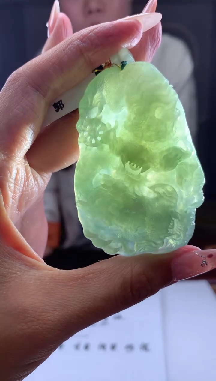 【闪购商品】定制翡翠未镶嵌挂件发货（拍一发一）