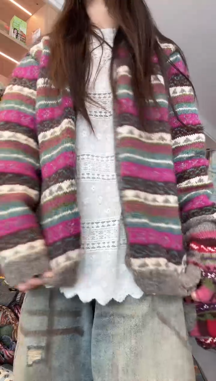 羊毛太*海紫色毛衣474