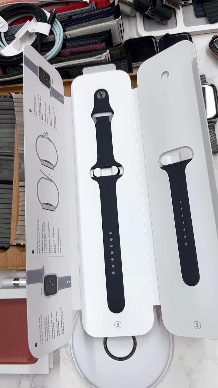 准新品大表盘 午夜色硅胶 6096