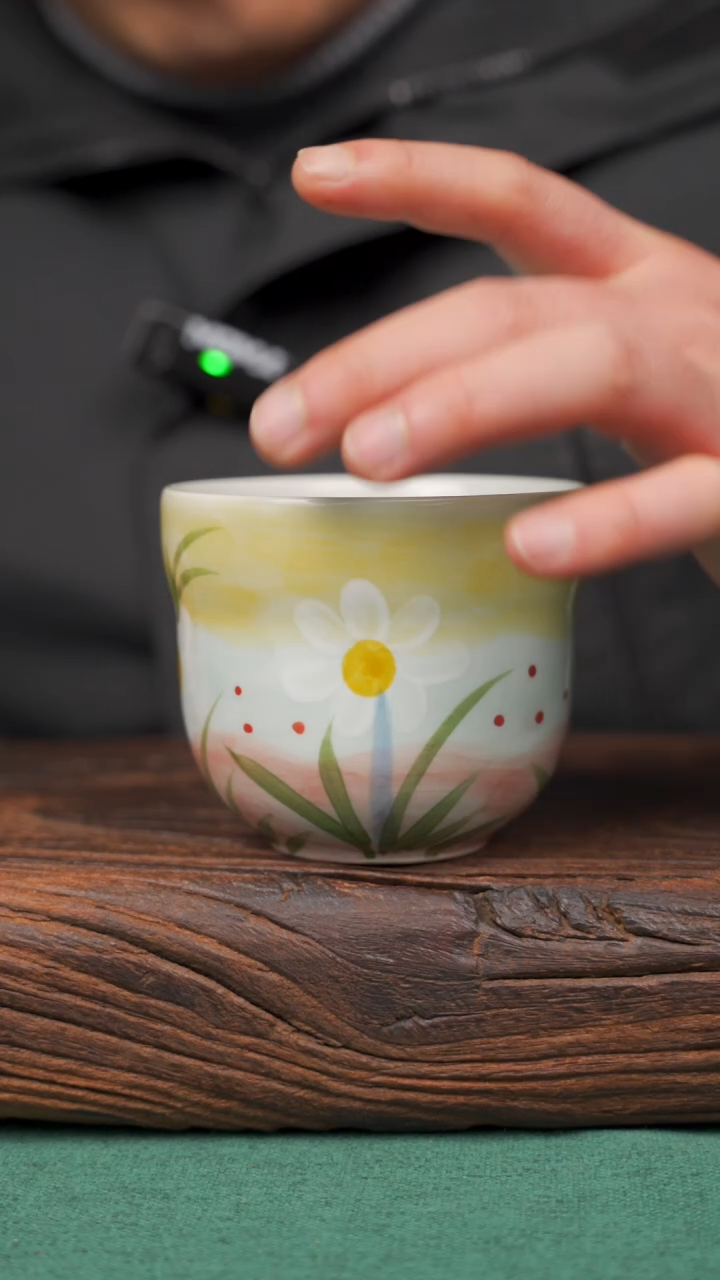 【闪购商品】瓷片53景德镇杯釉下手工手绘瓷器