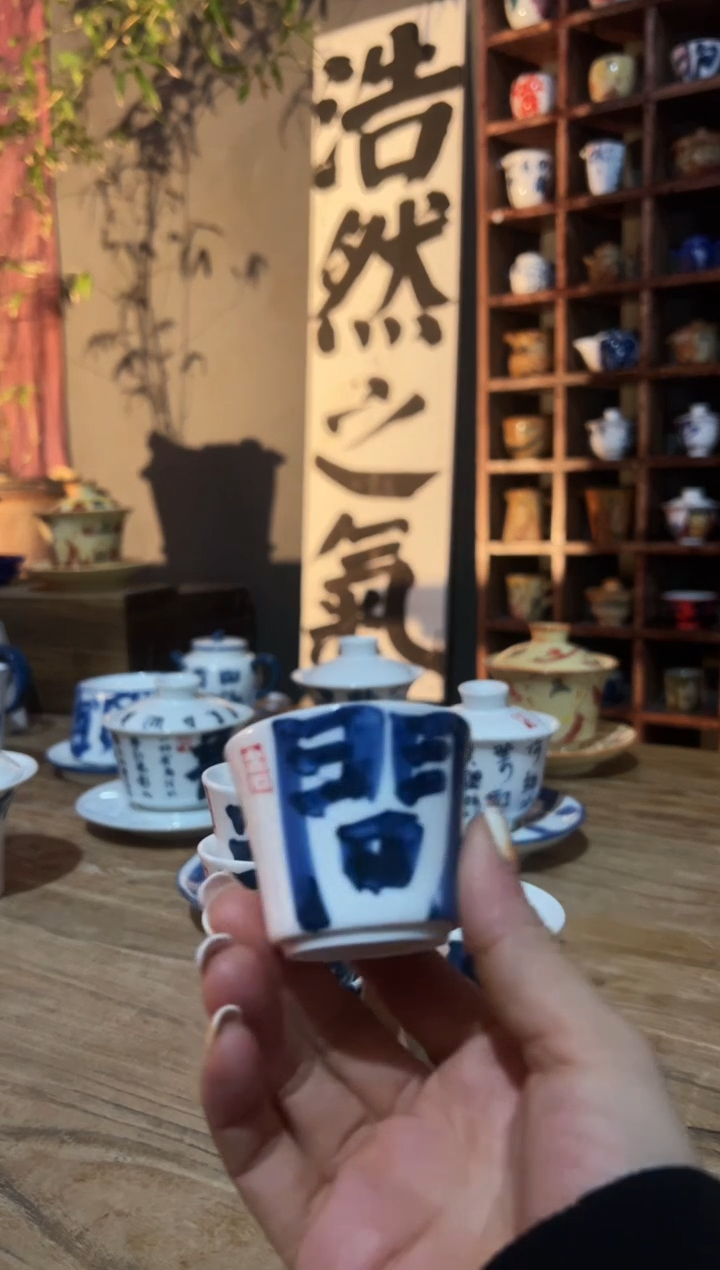 【闪购商品】观云听雨原创手绘茶具