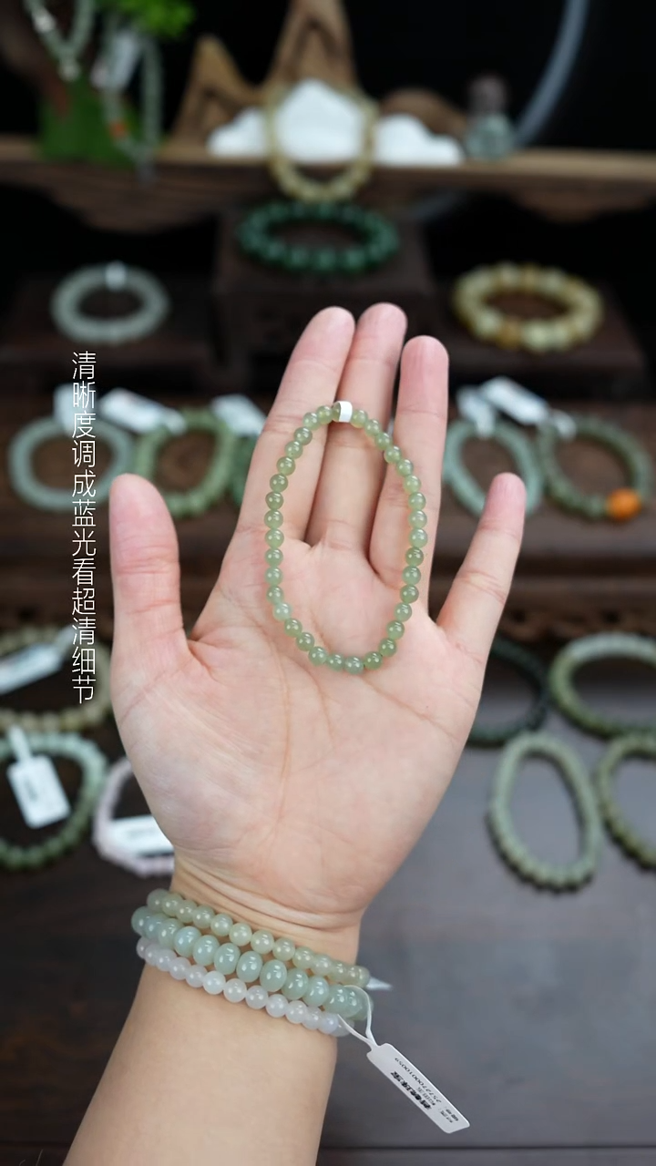 未镶嵌手串和田玉手串5mm