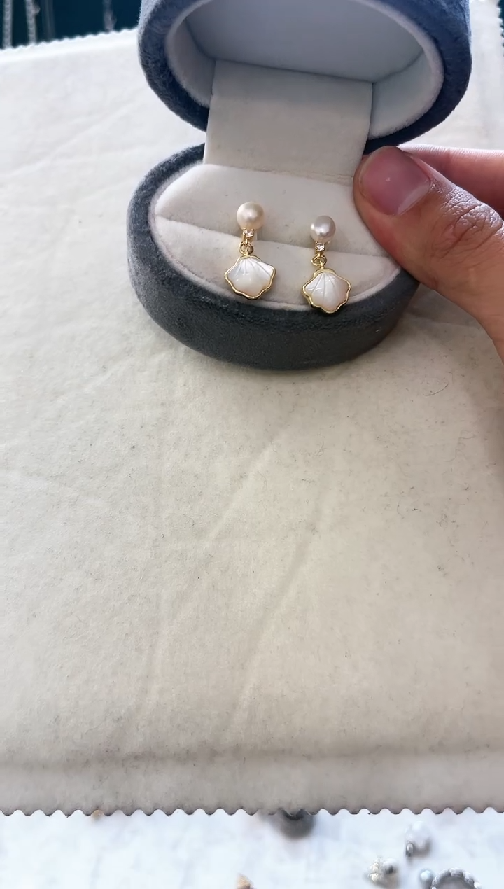 【闪购商品】淡水珍珠耳饰未镶嵌珍珠耳钉
